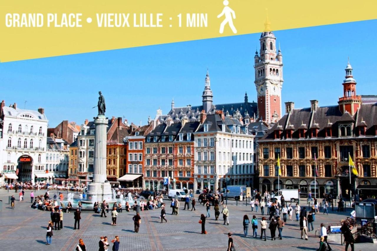 Lille Centre - Nice cozy&functional studio Extérieur photo